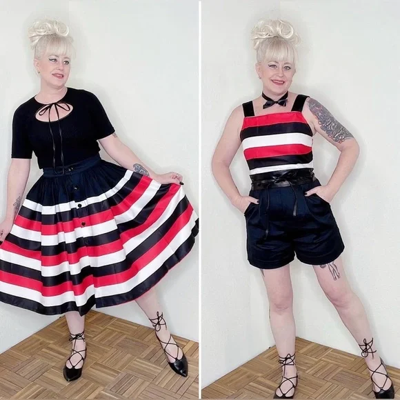 Oblong box shop play suit n skirt sz L - Picture 3 of 14